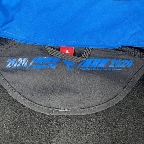 Engelbert Strauss Vest Womens Small Blue Fleece Lined Mock Neck Full Zip - Picture 9 of 13